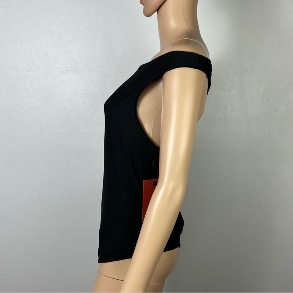 NEW ALIX NYC BLACK OFF-THE-SHOULDER BODYSUIT - Picture 6 of 10